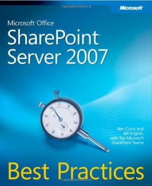 SharePoint 2007 Best Practices Book Cover