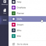 Shifts App in Teams