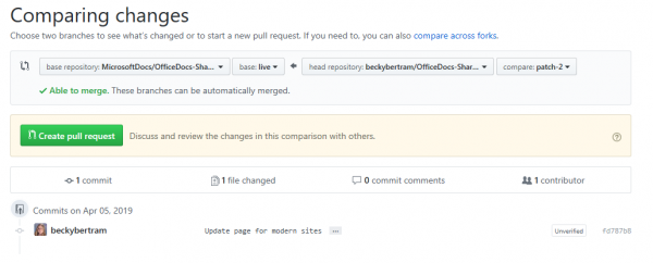 Create Pull Request